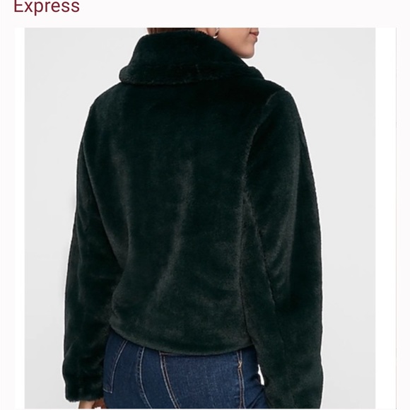 Express Faux Fur Coat - Picture 2 of 9
